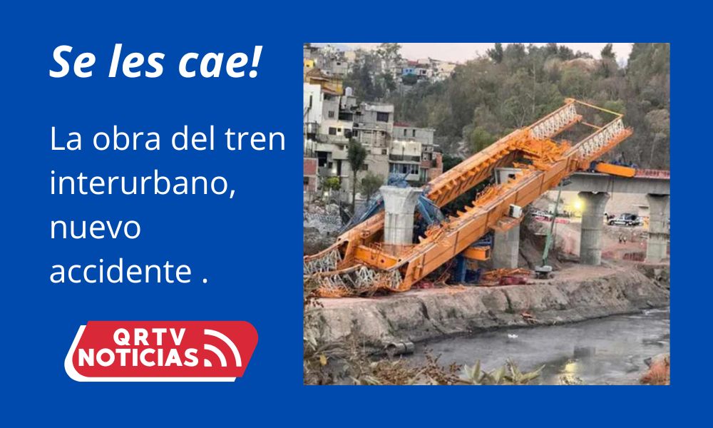 accidente en la obra del tren interurbano méxico