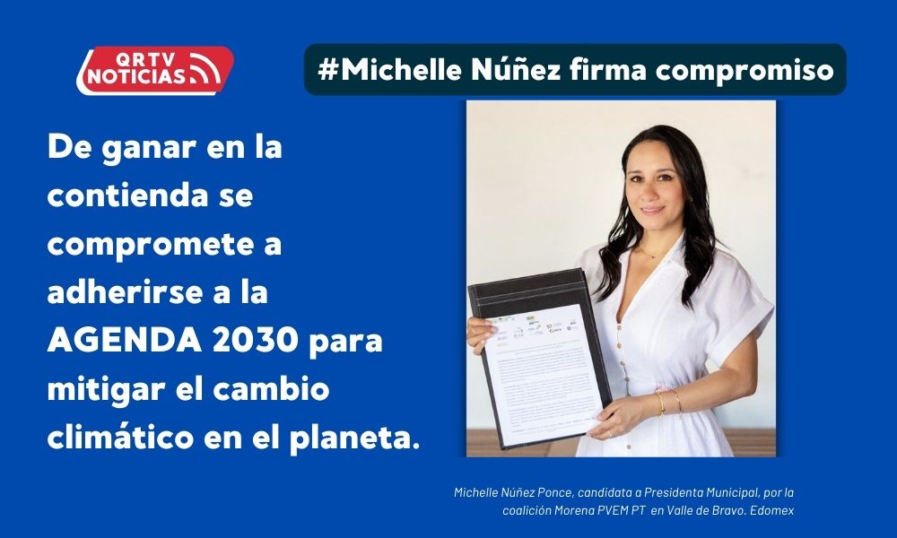 Michelle nuñez firma compromiso