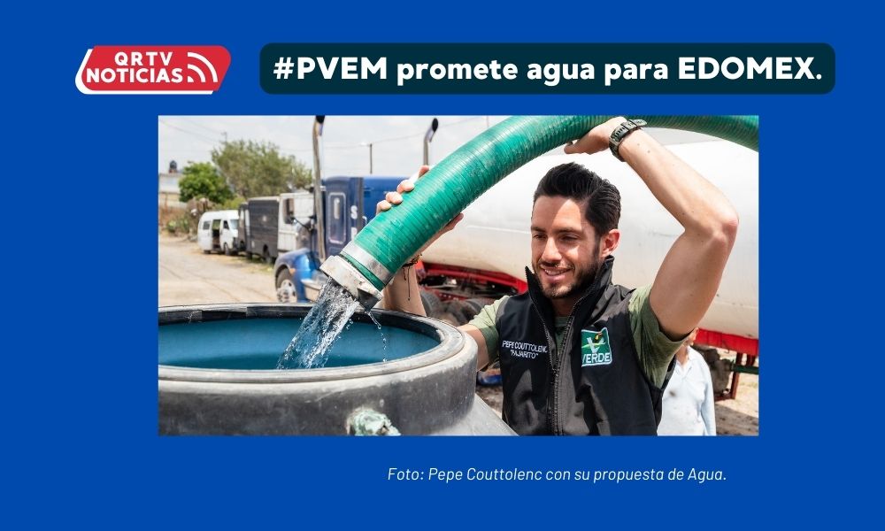 Pepe Couttolenc con su propuesta de Agua